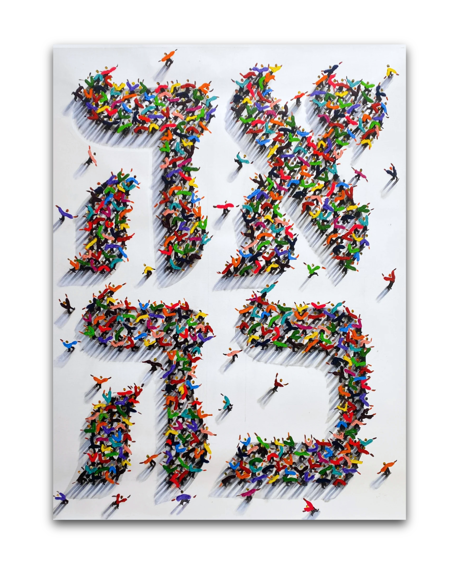 Hebrew Love (Signed Canvas Giclée Print)