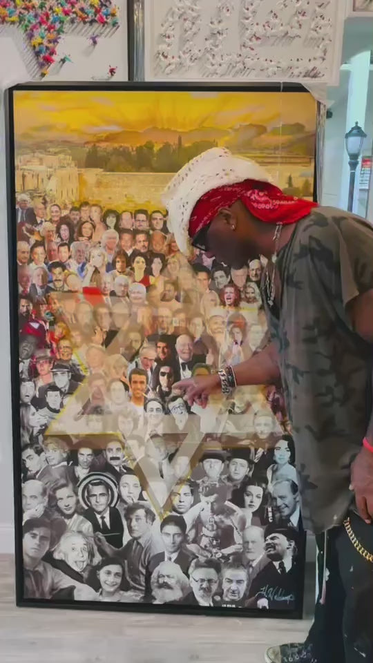 Hebrew Jeopardy (Mixed Media)