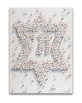 Star of David - White On White (Original Painting)