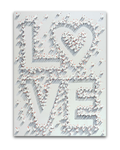 L♡VE - White On White (Original Painting)