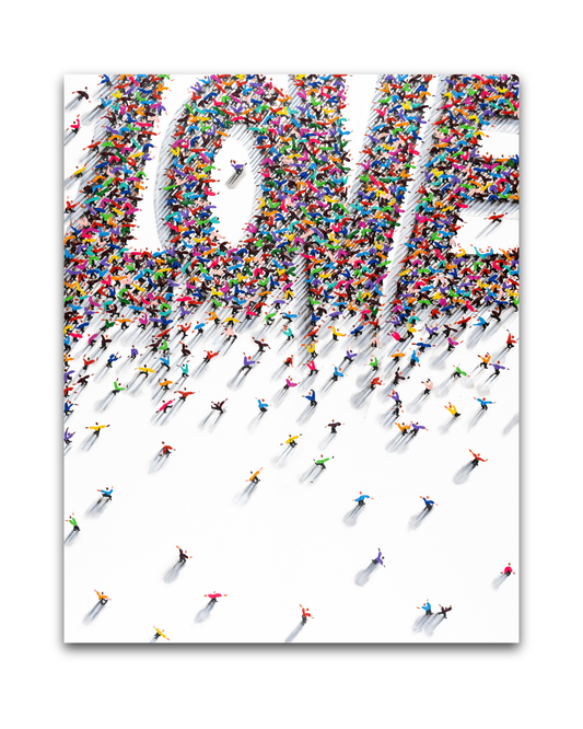 Falling In LOVE - Color (Signed Canvas Giclée Print)