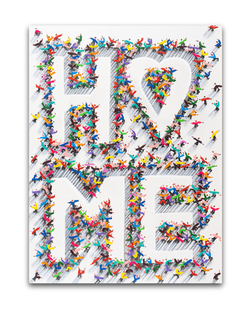 HOME | Hand Embellished Giclee Print by Hulbert Waldroup.