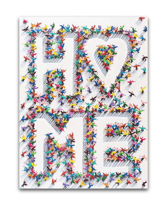 HOME | Hand Embellished Giclee Print by Hulbert Waldroup.