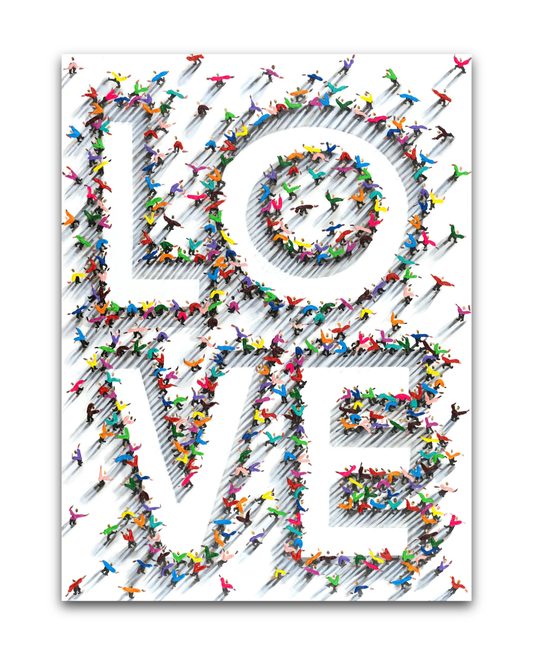 LOVE - Color (Signed Canvas Giclée Print)